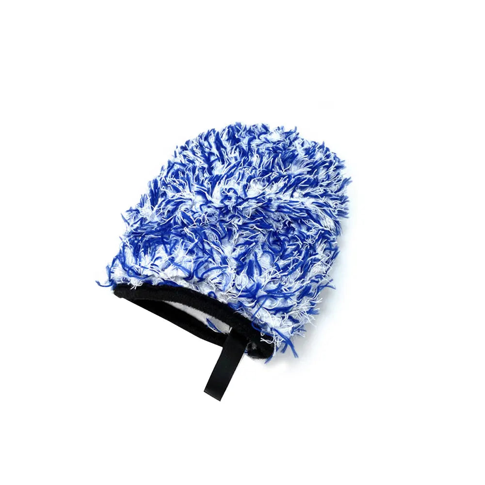 Thickening Two-Sided Microfiber Wheel Detailer Wash Glove Super Soft Car Detailing Pocket Mitt Car Washing Gloves