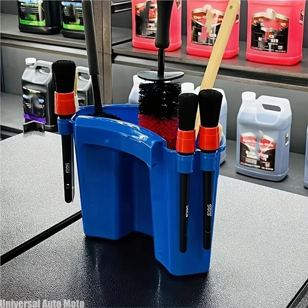 Universal Bucket Organizer Car Storage Kits External Hanging Detailing Tools Brushes Mitt Fast Easy Updated Style Cleaning Kits