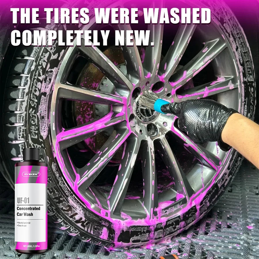 Pink Foaming Extreme Bodywash & Wax Foaming Car Wash Soap, Works with Foam Cannons/Guns or Bucket Washes for Cars, Trucks