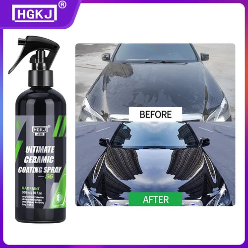 S6 Ultimate Ceramic Coating Spray Hydrophobic High Gloss Paint Protection 9H Nano Top Long Lasting Wax Car Care Detail